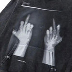 Middle Finger X-Ray Hoodie