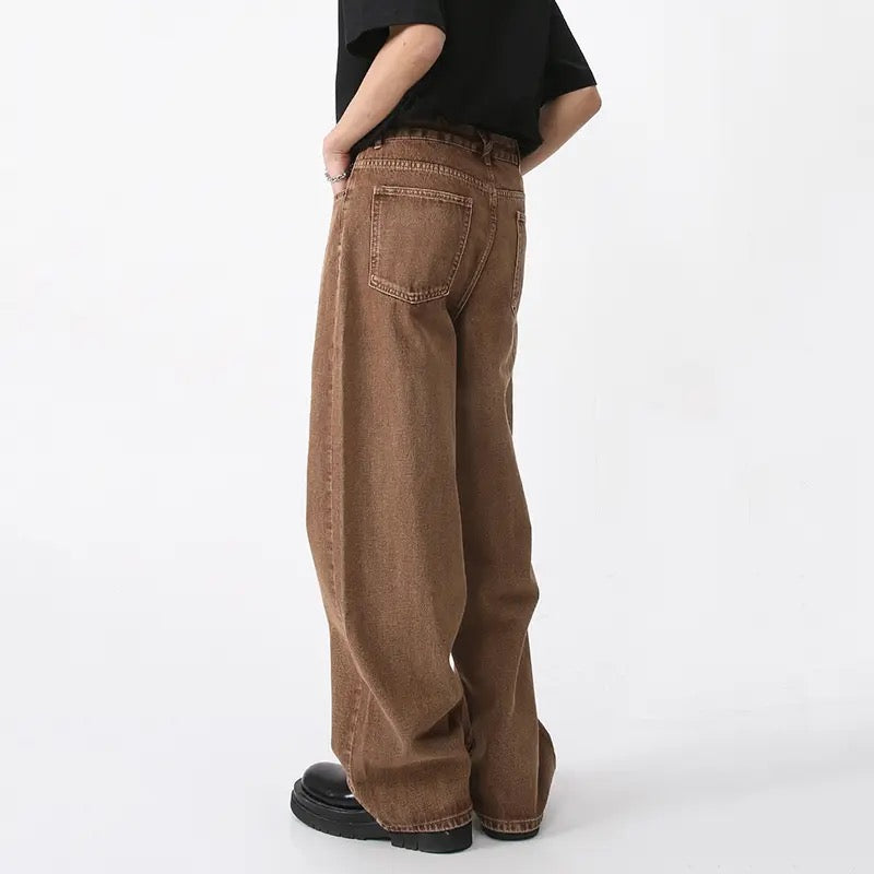 Coffee Brown Baggy Jeans – COLDLINE CLOTHING