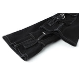 Vintage Contrast Stitch Cargo Jeans