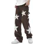 Star Patched Jeans