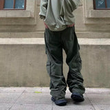 Multi-Pocket Wide Leg Cargo Pants