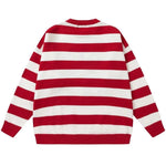 Baby Devil Embroidered Striped Sweatshirt