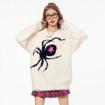 Spider x Star Fluffy Knitted Sweatshirt