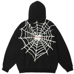 Spider Web Zip-Up Hoodie