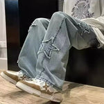 Stars Patchwork Jeans