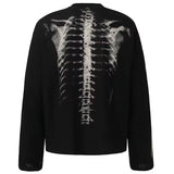 Skeleton Graphic LS T-Shirt
