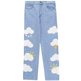 Cloud Patch Jeans