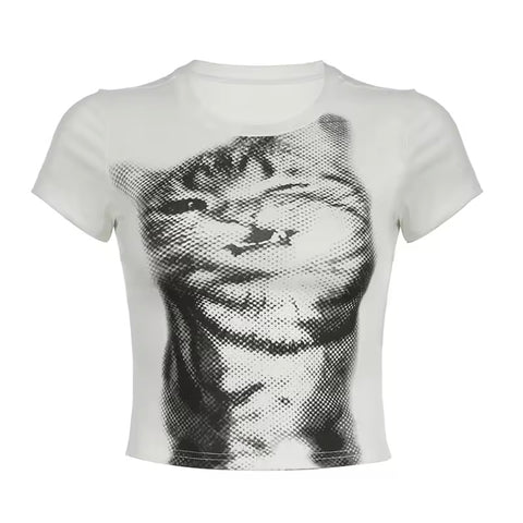 Cat Wink Crop Top