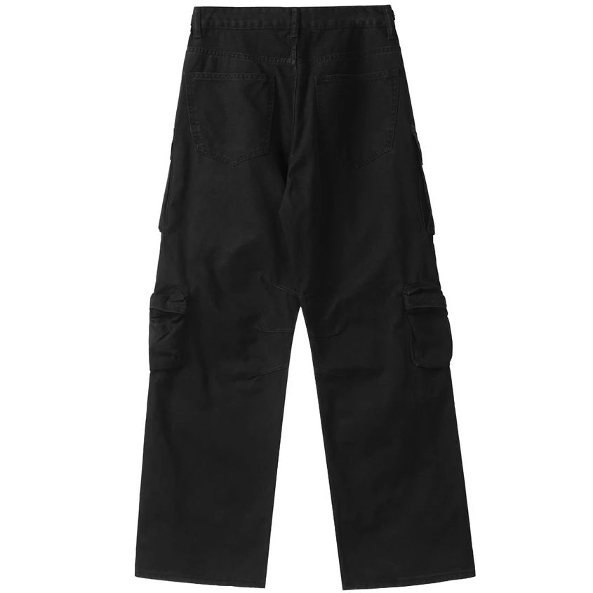 Multi-Pocket Wide Leg Cargo Pants – COLDLINE CLOTHING