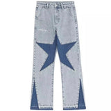 Split Star Jeans