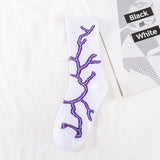 Lightning Print Socks