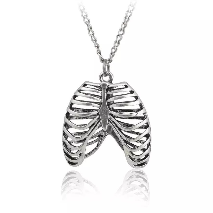 Rib Cage Pendant Necklace – COLDLINE CLOTHING