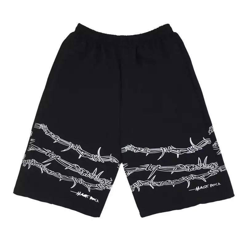 Barbed Wire Shorts – COLDLINE CLOTHING