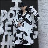 Cow Print LS Shirt