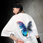 “BUTTERFLY” Two-Tone T-Shirt