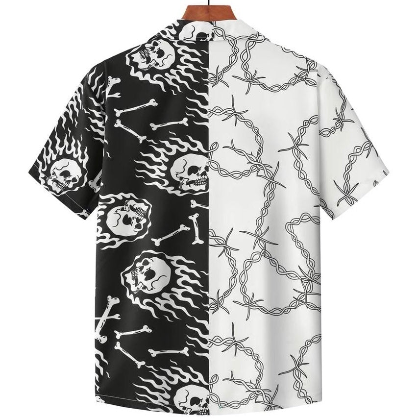 Barbed Wire x Burning Skulls Shirt – COLDLINE CLOTHING