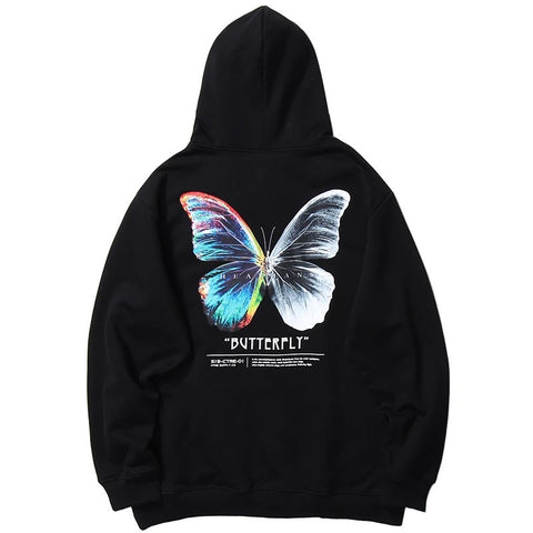 “BUTTERFLY” Two-Tone Hoodie