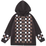 Checkerboard x Skulls Hooded Jacket