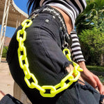Chunky Acrylic Chain Trousers Attachment