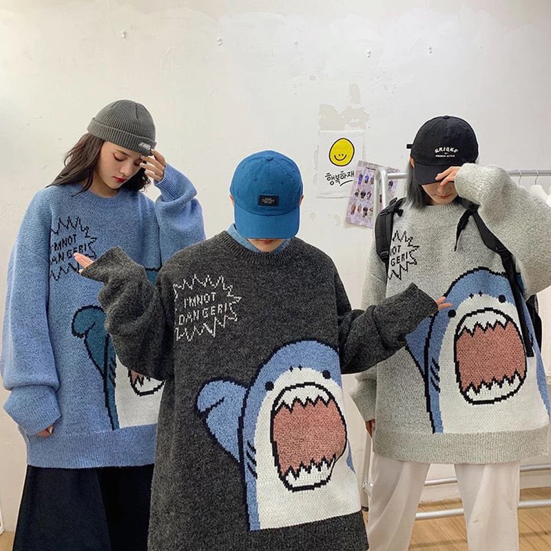 Happy Shark Sweatshirt – COLDLINE CLOTHING