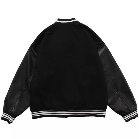 Skeleton Sleeve Varsity Jacket – COLDLINE CLOTHING