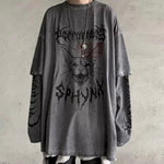 Demon Cat LS T-Shirt